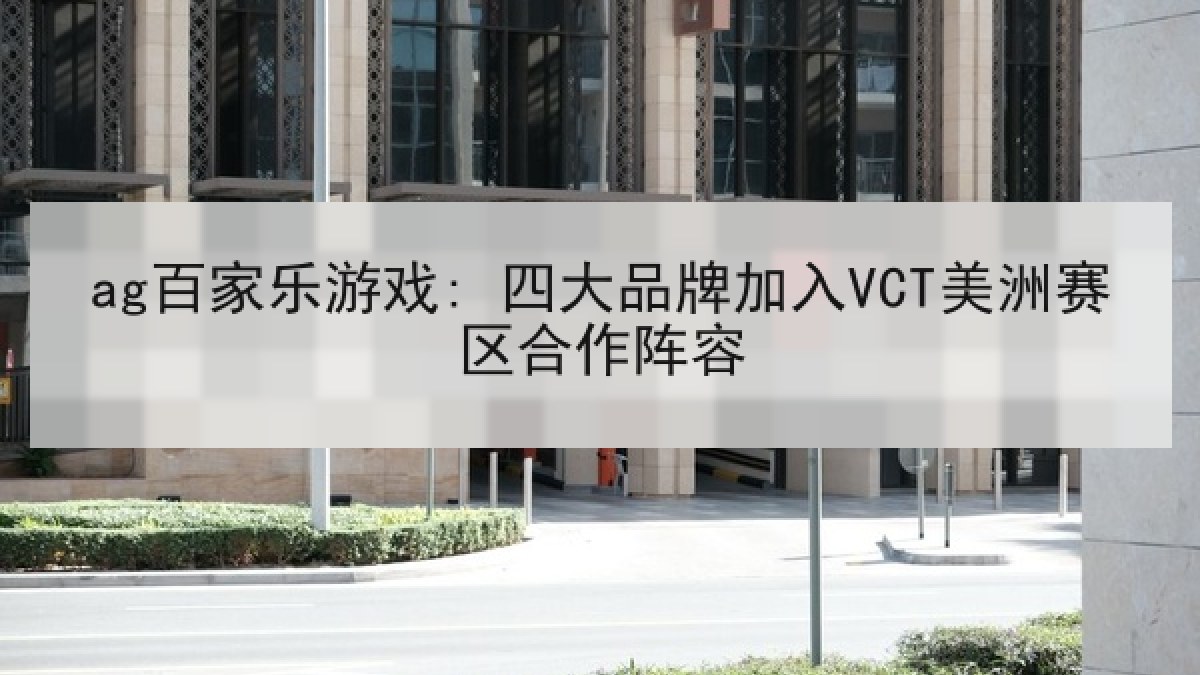 ag百家乐游戏: 四大品牌加入VCT美洲赛区合作阵容